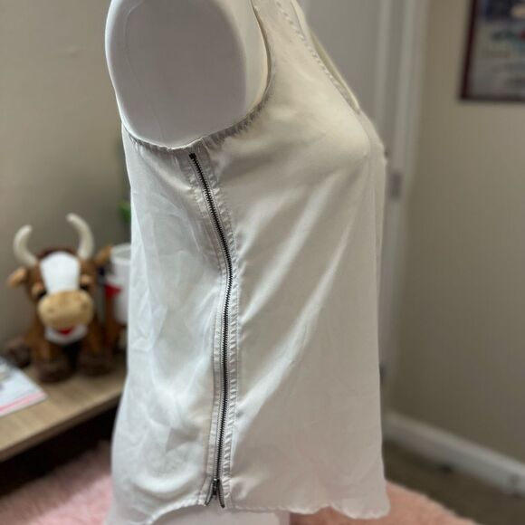 Windsor white blouse with side zipper - Picture 5 of 6